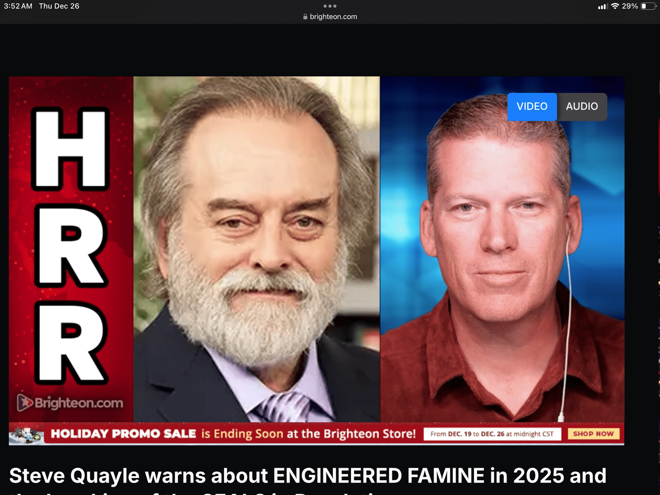 Steve Quayle warns about ENGINEERED FAMINE in 2025 and the breaking of the SEALS in Revelation