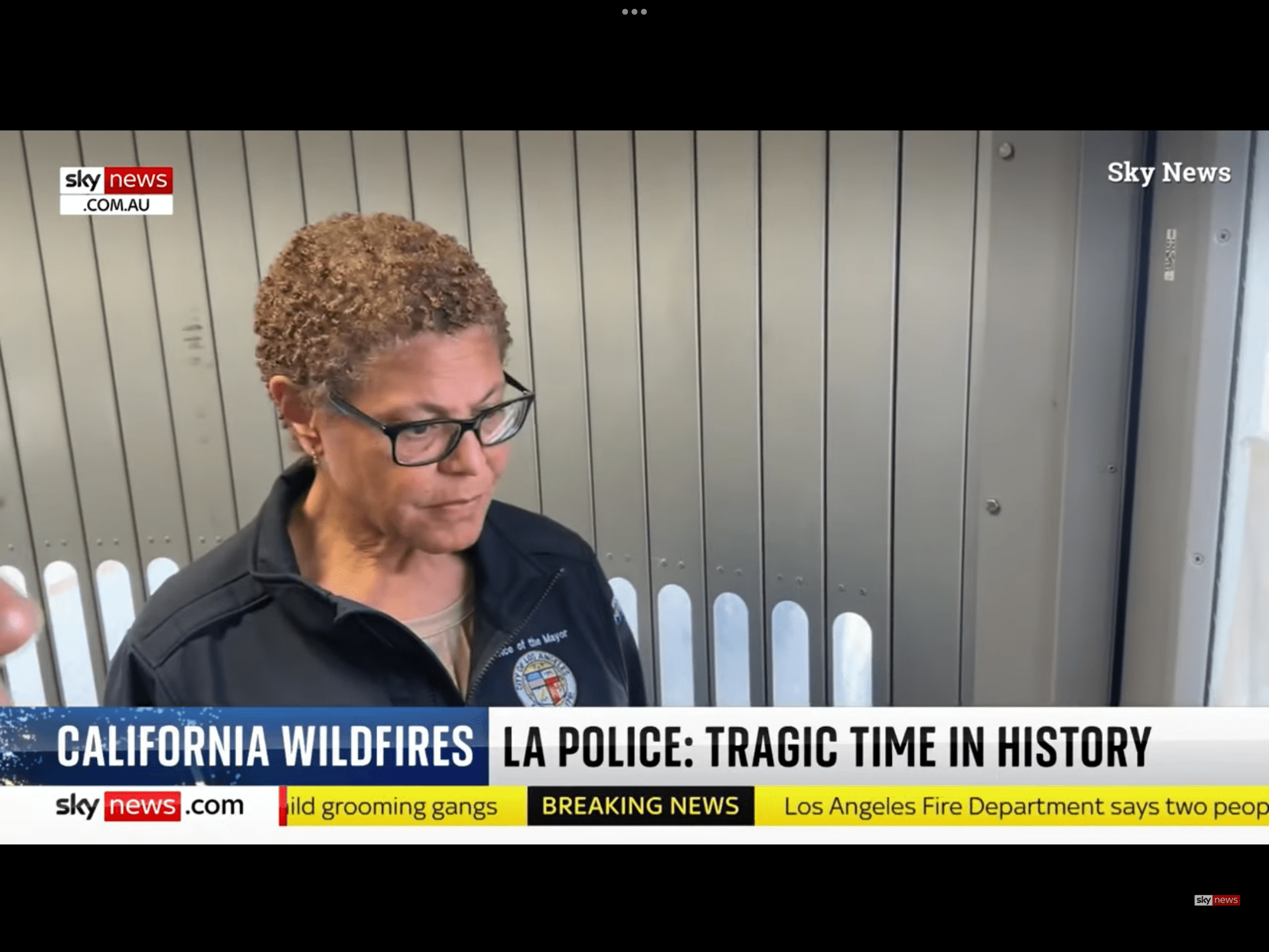 ‘Incompetent’ LA Mayor slammed for refusing to answer questions about wildfires